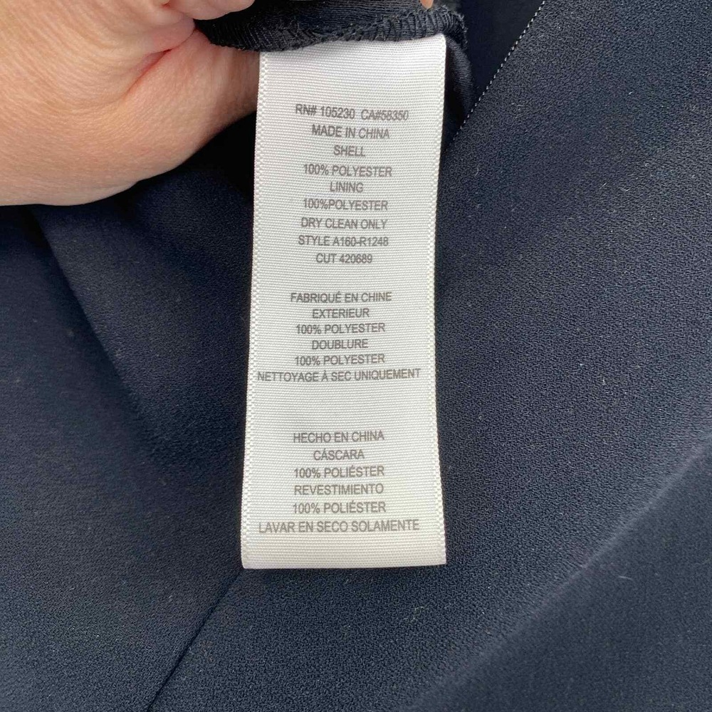 Joie Jumpsuit Womens Large Black Polyester Halter Straps Pockets Wide Leg - Picture 9 of 9